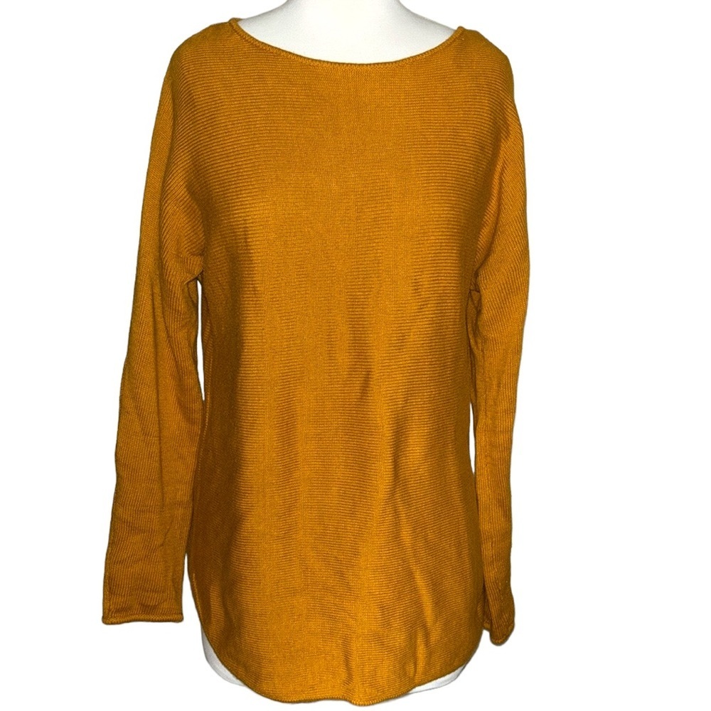 MICHAEL KORS marigold orange longsleeve sweater in women’s small - Picture 1 of 8